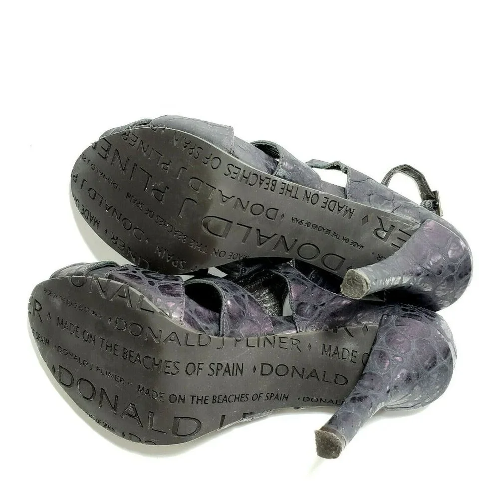 Donald Pliner Platform Strappy Glula High Heels‎